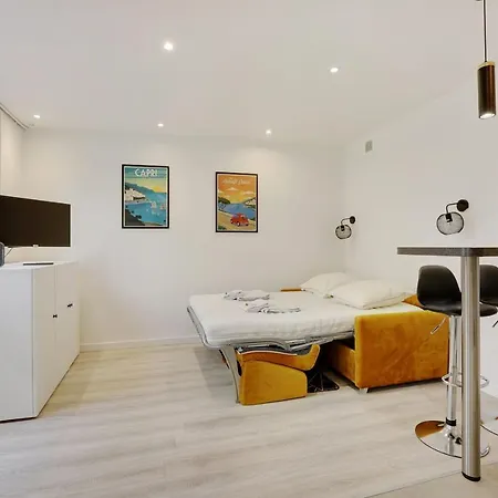 Апартаменты Fully Renovated Studio Buttes-chaumont Париж